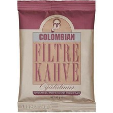Kurukahveci Mehmet Efendi Colombian 80 gr & Siyah French Press & Beyaz Kupa Bardak