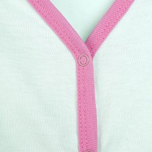 HelloBaby Basic Kız Bebek Baharlık Kısa Kol Çıtçıtlı Pijama Takımı