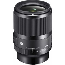 Sigma 35MM F / 1.4 Dg Dn Art Lens - Siyah (Sony E) (Yurt Dışından)