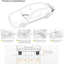 Gahome Araba Ters Yedekleme Radar Sistemi Park Sensörleri (Yurt Dışından)