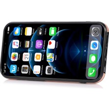 Apple iPhone 13 (6,1 Inç) ile Uyumlu Moda Kart Yuvası Crossbody Cep Telefonu Kılıfı (Çift Kamera Versiyonu)