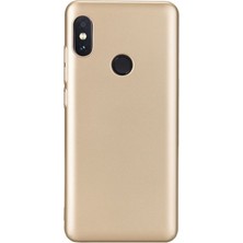 Dlrcase Xiaomi Mi 8 Kılıf Premier Silikon Ipeksi Dokunuş+Nano Glass Gold
