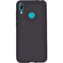 Dlrcase Huawei Y6 2019 Kılıf Premier Silikon Esnek Arka Koruma Siyah