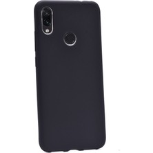 Dlrcase Xiaomi Redmi 7 Kılıf Premier Silikon Esnek Koruma+Nano Glass Siyah