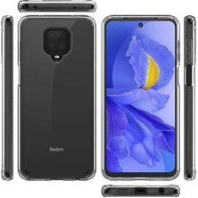 Dlrcase Xiaomi Redmi Note 9s Kılıf Coss Şeffaf Sert Kapak Şeffaf