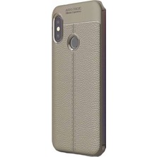 Dlrcase Xiaomi Mi 6x Kılıf Niss Silikon Ultra Soft+Nano Glass Bej