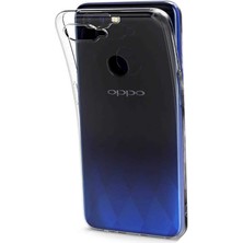 Dlrcase Oppo A12 Kılıf Süper Silikon Arka Koruma+Nano Glass Şeffaf