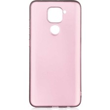 Dlrcase Xiaomi Redmi Note 9 Kılıf Premier Silikon Koruma+Nano Glass Bronz