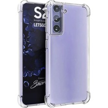 Dlrcase Samsung Galaxy S21 Plus 5g Kılıf Antishock Ultra Koruma Sert Kapak Renksiz