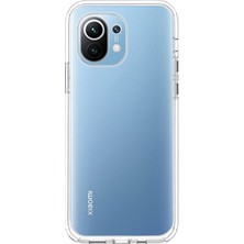Dlrcase Xiaomi Mi 11 Kılıf Süper Silikon Şeffaf Koruma Renksiz