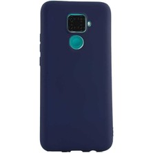 Dlrcase Huawei Mate 30 Lite Kılıf Premier Silikon Esnek Arka Koruma Lacivert