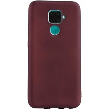 Dlrcase Huawei Mate 30 Lite Kılıf Premier Silikon Esnek Arka Koruma Mürdüm