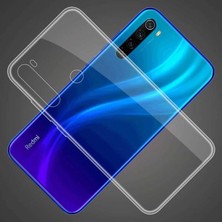 Dlrcase Xiaomi Redmi Note 8 Kılıf Süper Silikon Yumuşak Arka Koruma+Nano Glass Şeffaf