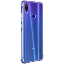 Dlrcase Xiaomi Redmi Note 7 Kılıf Antishock Ultra Koruma Kapak+Nano Glass Renksiz