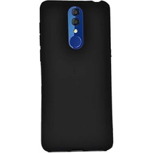 Dlrcase Alcatel 3 2019 Kılıf Premier Silikon Esnek Koruma+Nano Glass Siyah