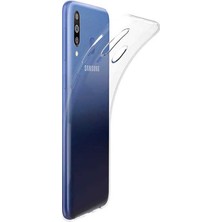 Dlrcase Samsung Galaxy M40 Kılıf Süper Silikon Arka Koruma+Nano Glass Şeffaf