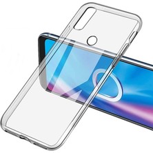 Dlrcase Alcatel 1s 2020 Kılıf Süper Silikon Arka Koruma+Nano Glass Renksiz