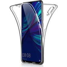 Dlrcase Huawei Y7 Prime 2019 Kılıf Ön Arka Şeffaf Silikon Koruma Şeffaf