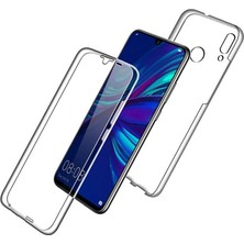 Dlrcase Huawei Y7 Prime 2019 Kılıf Ön Arka Şeffaf Silikon Koruma Şeffaf