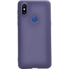 Dlrcase Xiaomi Mi Mix 3 Kılıf Premier Silikon Esnek Arka Koruma Lacivert