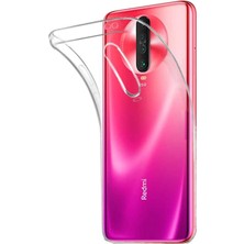 Dlrcase Xiaomi Poco X2 Kılıf Süper Silikon Koruma+Nano Glass Şeffaf