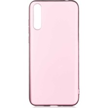 Dlrcase Huawei Y8P Kılıf Premier Silikon Esnek Koruma Bronz