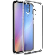 Dlrcase Huawei P Smart 2019 Kılıf Kamera Korumalı Şeffaf Silikon Şeffaf