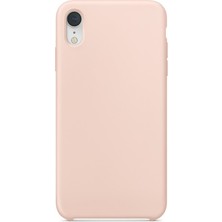 Dlrcase Apple iPhone Xr Kılıf Lansman Görünüm Silinebilir Silikon Açık Pembe