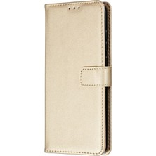 Dlrcase Samsung Galaxy Note 10 Lite Kılıf Local Cüzdan Standlı Kartvizitli Gold
