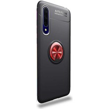 Dlrcase Huawei P Smart Pro 2019 Kılıf Ravel Silikon Yüzüklü Mıknatıslı Bordo