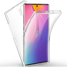 Dlrcase Samsung Galaxy Note 10 Kılıf Ön Arka Şeffaf Silikon Korumaşeffaf