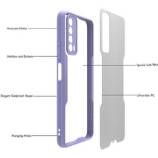 Dlrcase Xiaomi Redmi Note 8 Kılıf Parfe Kamera Korumalı Çerçeveli Silikon Pembe