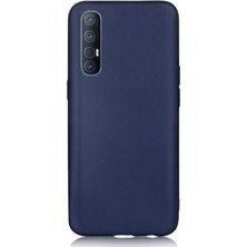 Dlrcase Oppo Reno 3 Pro Kılıf Premier Silikon Esnek Koruma Lacivert
