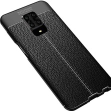 Dlrcase Xiaomi Redmi Note 9s Kılıf Niss Silikon+Full Kapatan Ekran Kırmızı