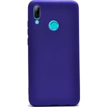 Dlrcase Huawei Honor 10 Lite Kılıf Premier Silikon Esnek Koruma+Nano Glass Lacivert