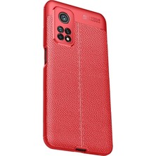 Dlrcase Xiaomi Redmi K30S Kılıf Niss Silikon+Full Kapatan Ekran Kırmızı