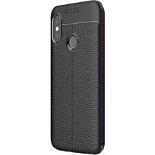 Dlrcase Xiaomi Mi 6x Kılıf Niss Silikon Ultra Soft+Nano Glass Siyah