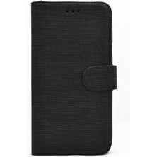 Dlrcase Oppo A72 Kılıf Standlı Kartvizitli Exclusive Spor Cüzdan Siyah