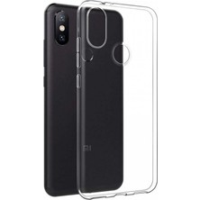 Dlrcase Xiaomi Mi Mix 3 Kılıf Süper Silikon Yumuşak Koruma+Nano Glass Şeffaf