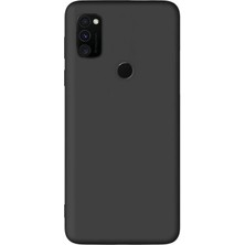 Dlrcase Samsung Galaxy M30S Kılıf Premier Silikon Esnek Arka Koruma Siyah