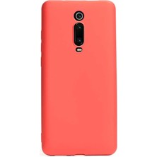 Dlrcase Xiaomi Mi 9t Pro Kılıf Premier Silikon Esnek Koruma+Nano Glass Kırmızı