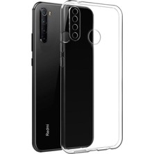 Dlrcase Xiaomi Redmi Note 8 Kılıf Kamera Korumalı Şeffaf Silikon Şeffaf