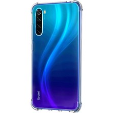 Dlrcase Xiaomi Redmi Note 8 Kılıf Antishock Ultra Koruma Sert Kapak Şeffaf