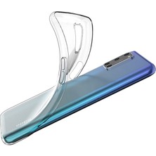 Dlrcase Oppo A72 Kılıf Süper Silikon Yumuşak Arka Koruma Şeffaf