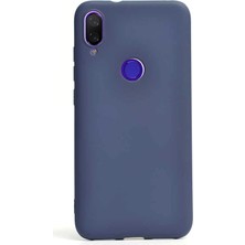 Dlrcase Xiaomi Mi Play Kılıf Premier Silikon Esnek Arka Koruma Lacivert