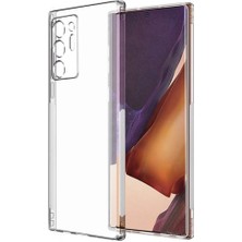 Dlrcase Samsung Galaxy Note 20 Ultra Kılıf Kamera Korumalı Şeffaf Silikon Renksiz
