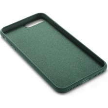 Dlrcase Apple iPhone 8 Plus Kılıf Lsr Lansman Görünüm Içi Süet Silikon Siyah