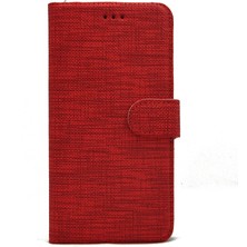 Dlrcase Huawei Y6 2019 Kılıf Kartvizitli Exclusive Spor Cüzdan Kırmızı