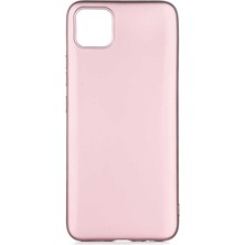 Dlrcase Realme C11 Kılıf Premier Silikon Koruma+Nano Glass Bronz