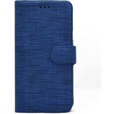 Dlrcase Samsung Galaxy S21 Ultra Kılıf Standlı Kartvizitli Exclusive Spor Cüzdan Lacivert
